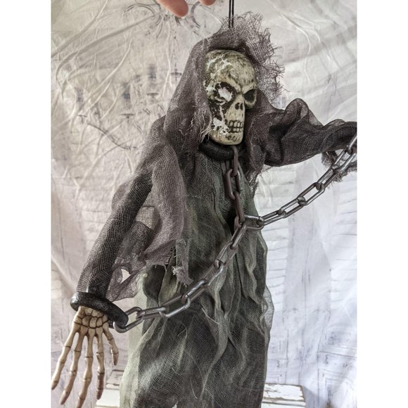Vintage fun world grim reaper mini hanging Hallowe - Picture 2 of 7